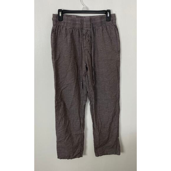 Men Fabindia India drawstring cotton lightweight elastic waist casual pants, 34 - Picture 1 of 5